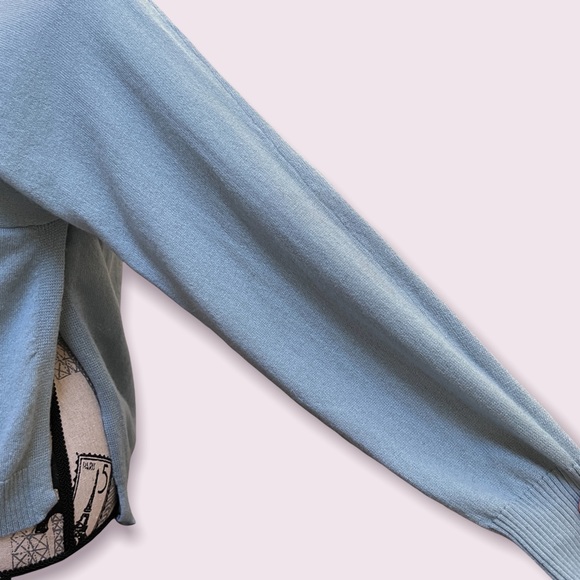 Coastal Blue Knit Sweater Women’s S Small powder blue - Picture 4 of 8